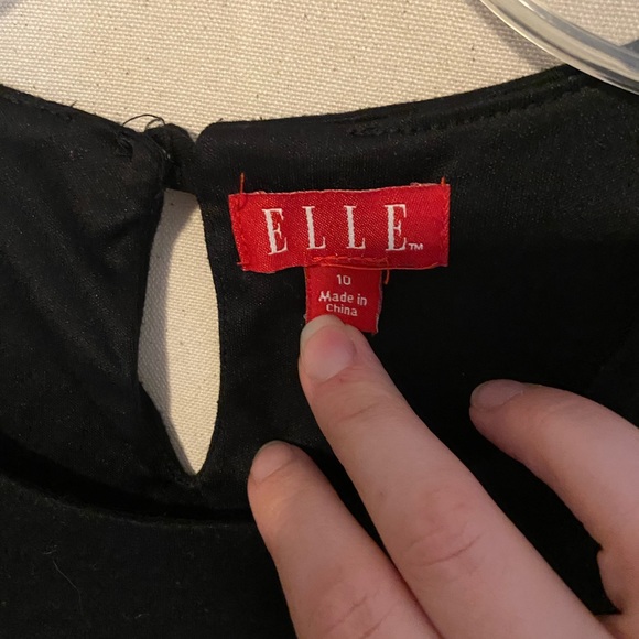 Elle Black and Tan dress - Picture 2 of 5